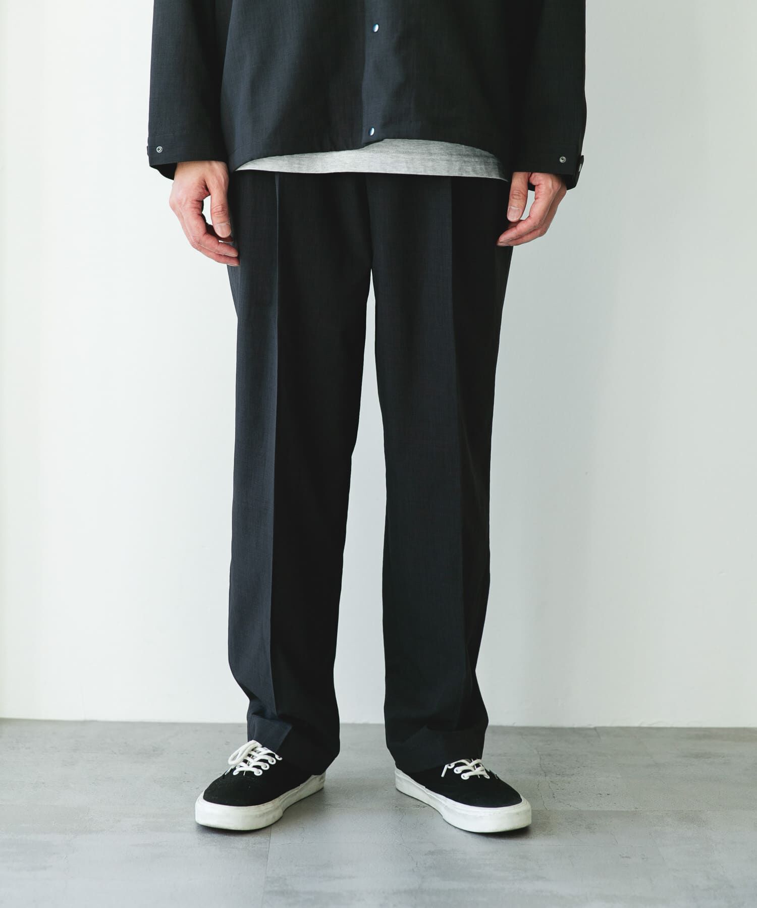 URBAN RESEARCH DOORS「『イージーケア/速乾/UVカット』クイックドライ 2タック ワイドトラウザー」|その他|