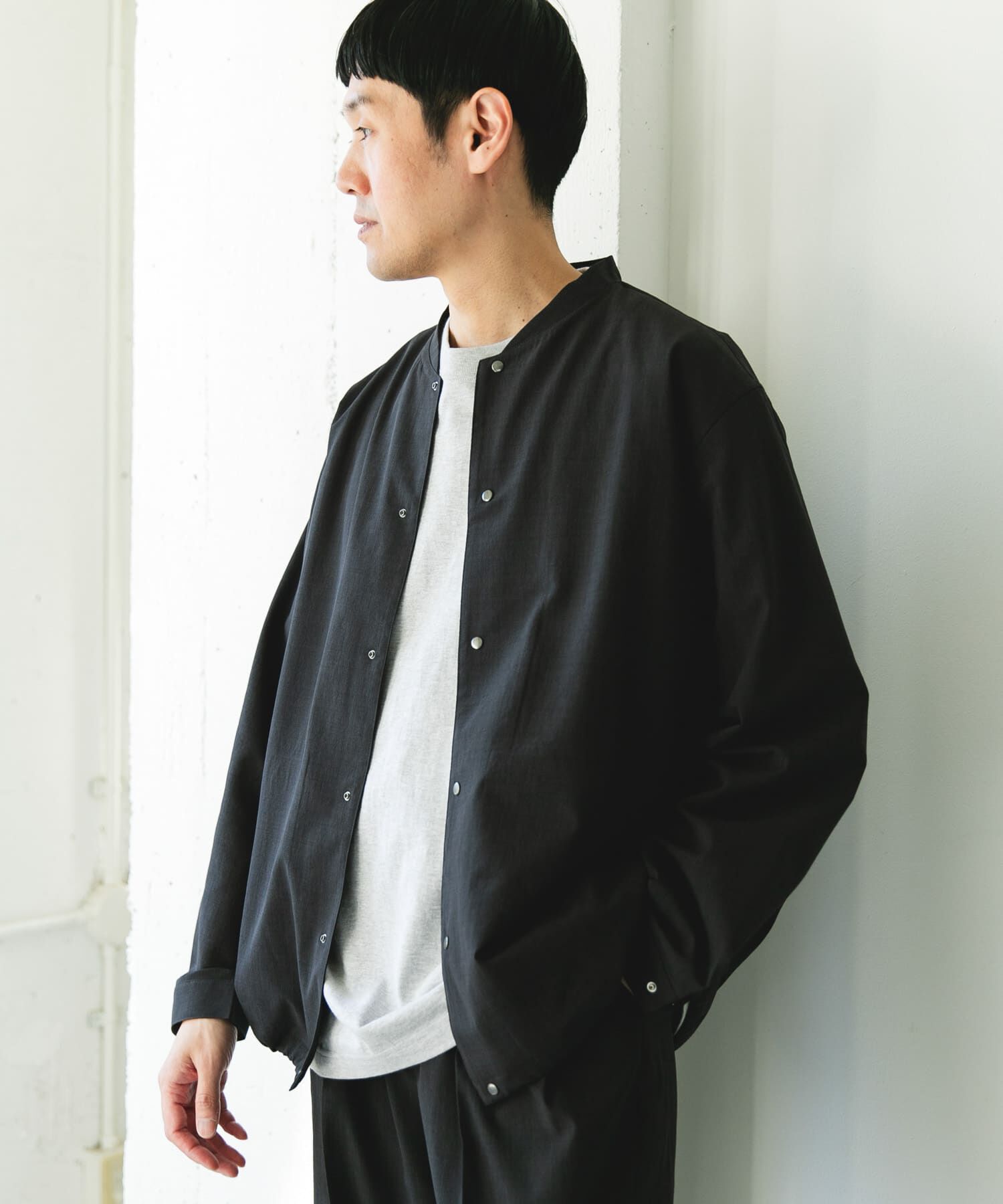 URBAN RESEARCH DOORS「『ｲｰｼﾞｰｹｱ/速乾/UVｶｯﾄ』ｸｲｯｸﾄﾞﾗｲ ﾉｰｶﾗｰﾗｲﾄﾌ  」|ブルゾン・スタジャン|