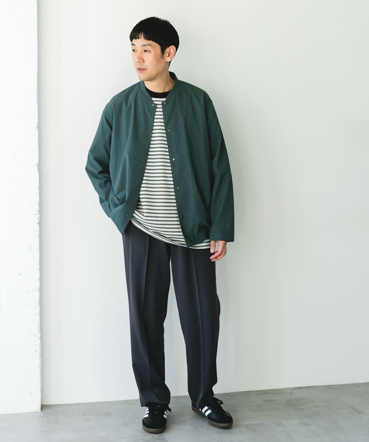 URBAN RESEARCH DOORS「『ｲｰｼﾞｰｹｱ/速乾/UVｶｯﾄ』ｸｲｯｸﾄﾞﾗｲ ﾉｰｶﾗｰﾗｲﾄﾌ  」|ブルゾン・スタジャン|