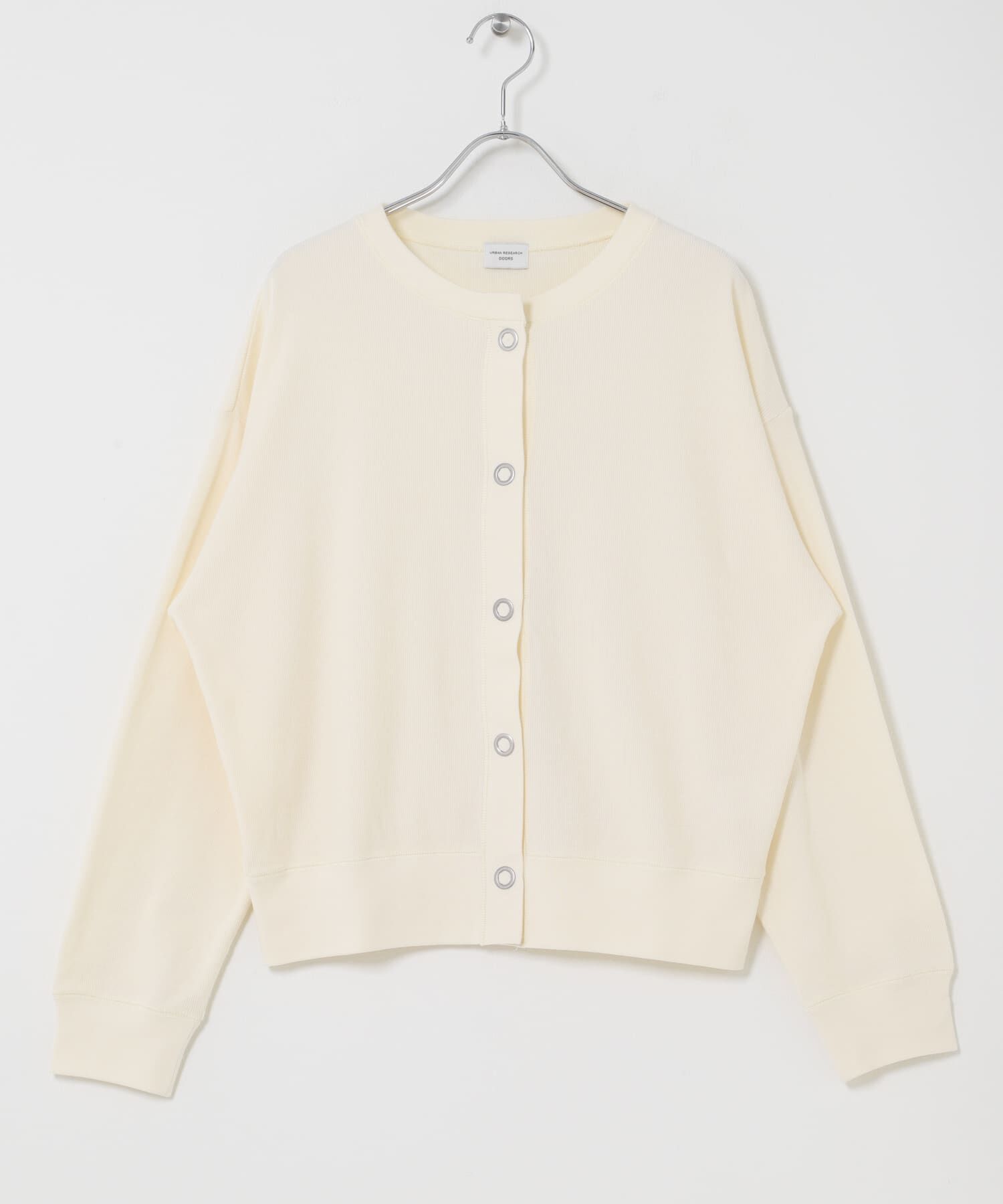 URBAN RESEARCH DOORS「ライトタックフライスカーディガン」|カーディガン|