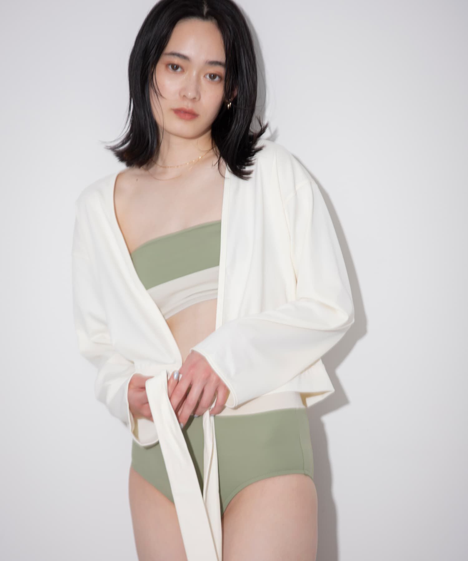 SENSE OF PLACE by URBAN RESEARCH「ショートガウンラッシュガード」|ビキニ|