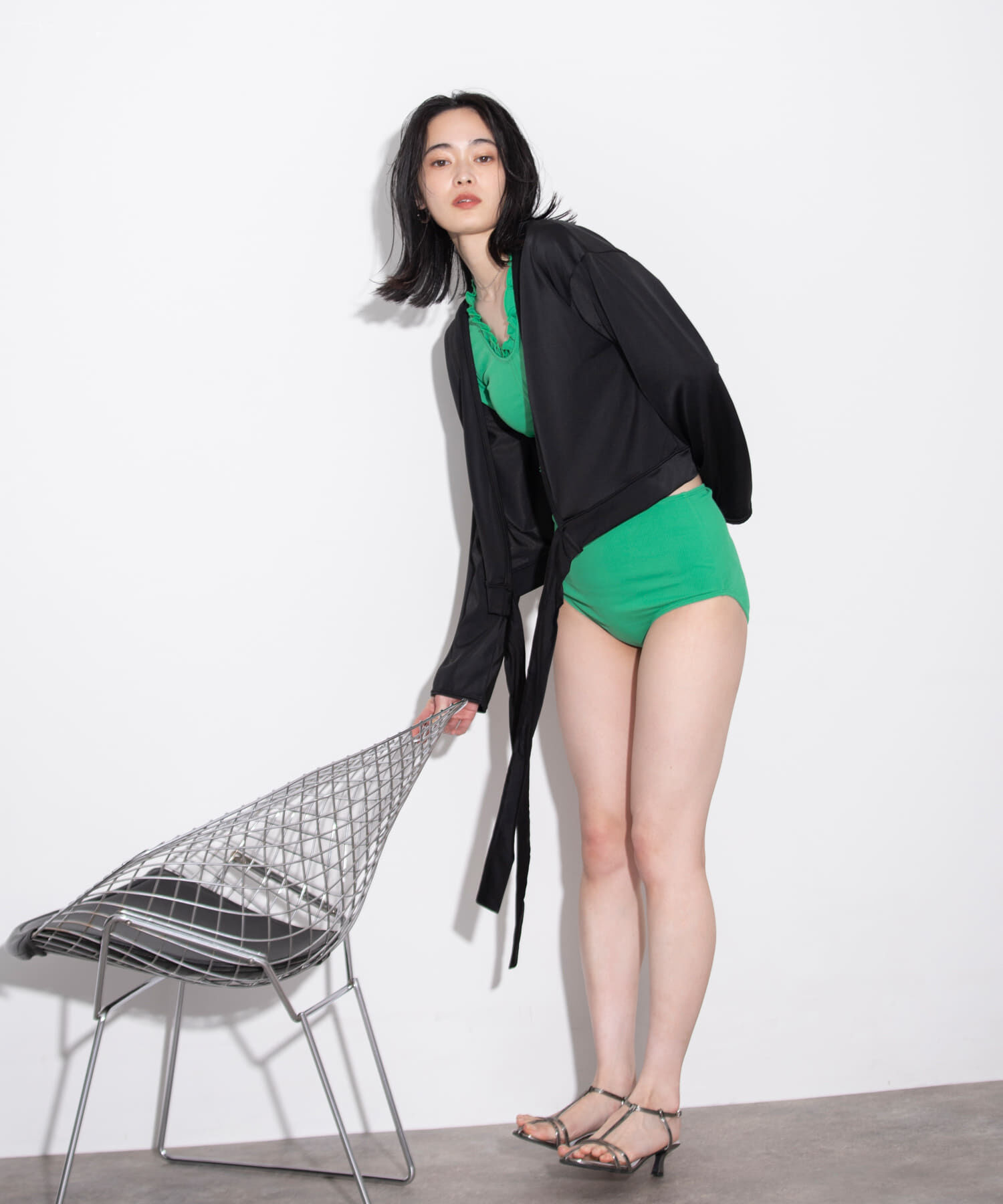 SENSE OF PLACE by URBAN RESEARCH「ショートガウンラッシュガード」|ビキニ|