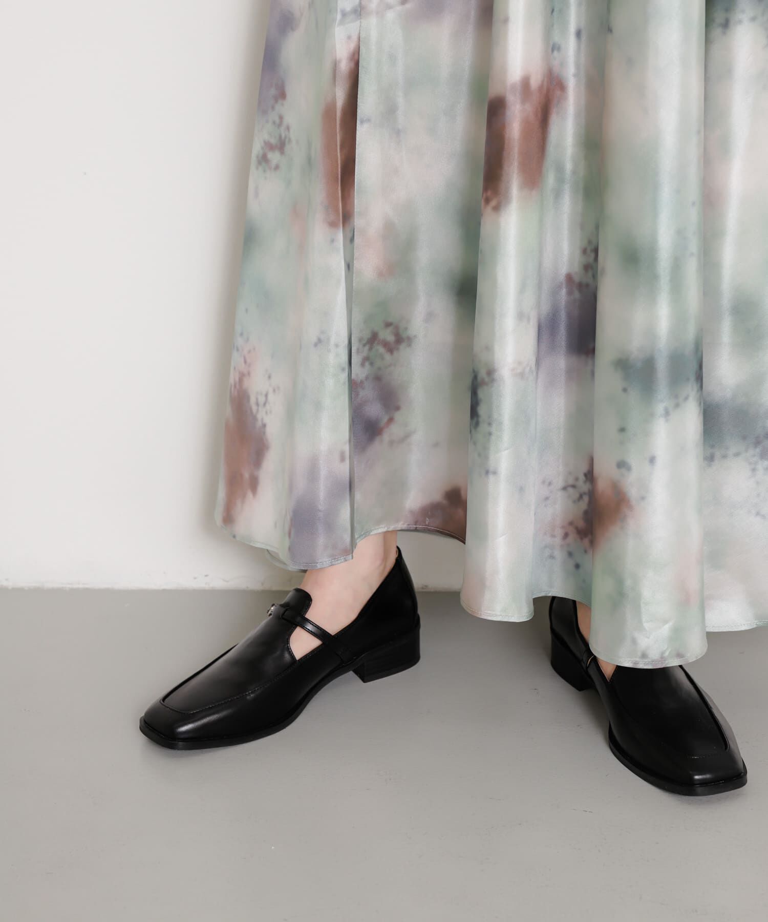 SENSE OF PLACE by URBAN RESEARCH「ボカシプリントロングスカート」|スカート|