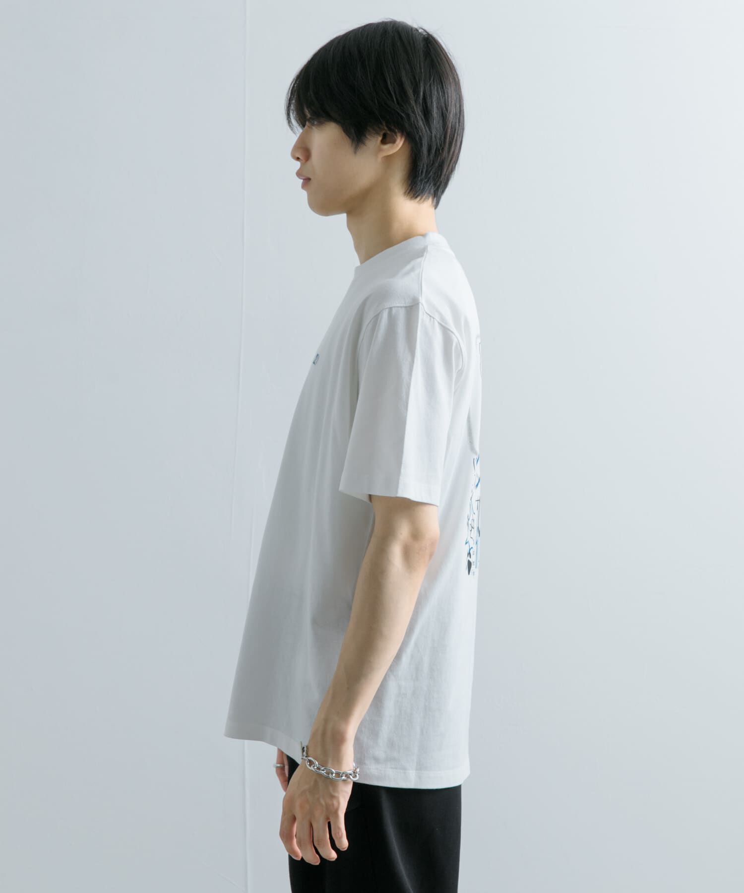 SENSE OF PLACE by URBAN RESEARCH「キャットグラフィックプリントTシャツ B」|Tシャツ・カットソー|