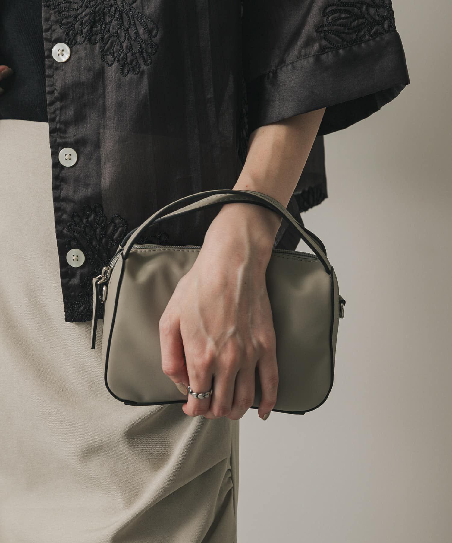 SENSE OF PLACE by URBAN RESEARCH「『防汚』2WAYセンターシームプチショルダーバッグ」|ハンドバッグ|