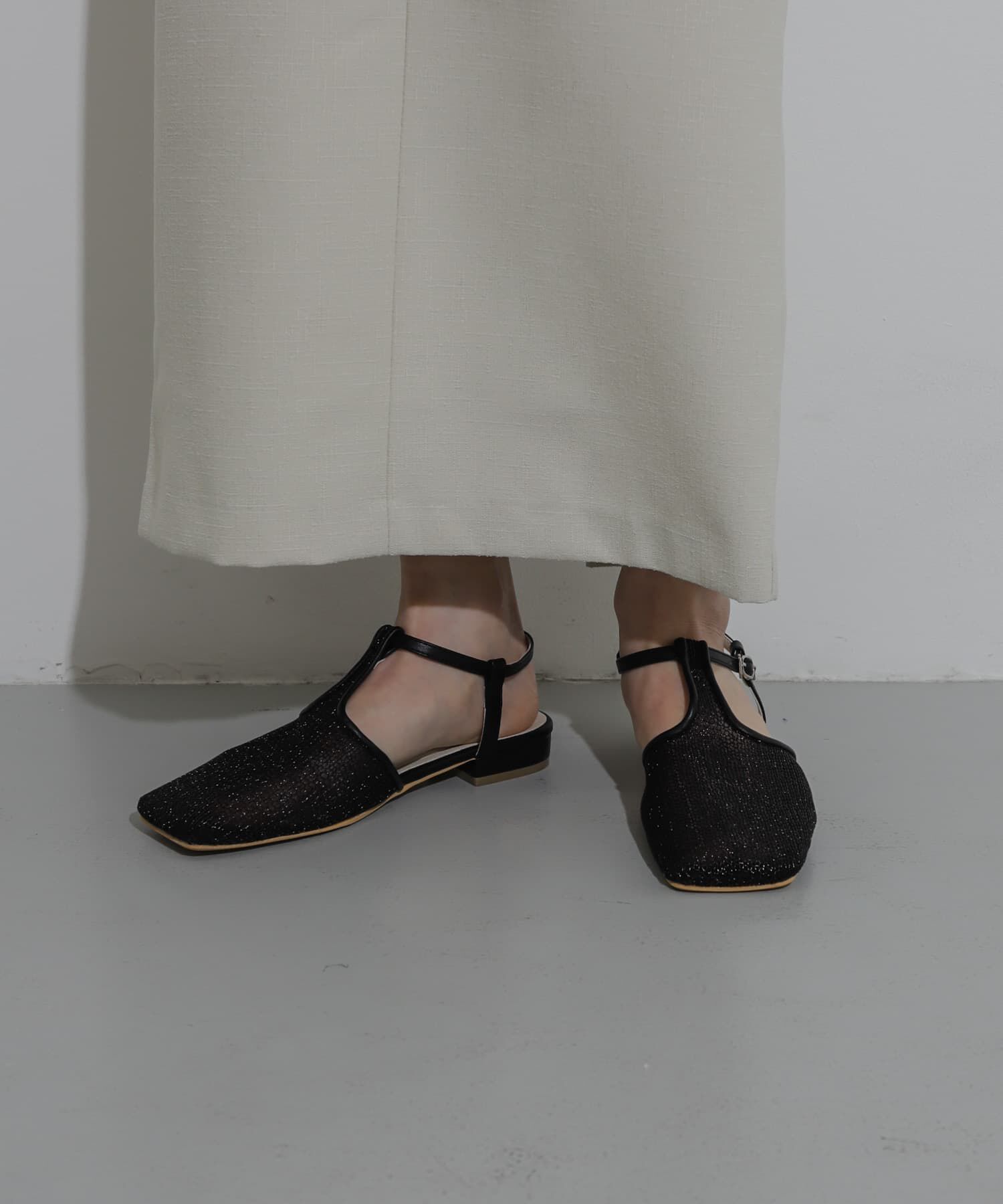 SENSE OF PLACE by URBAN RESEARCH「Tストラップメッシュサンダル」|サンダル|