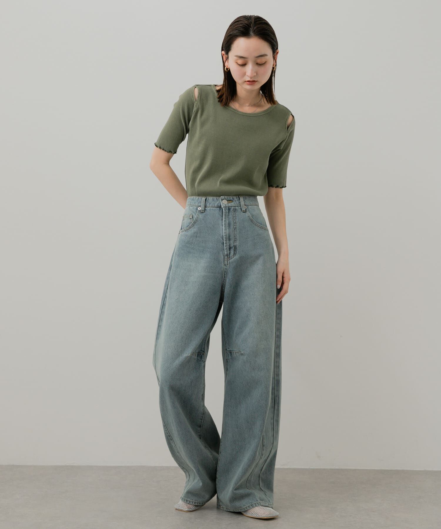 SENSE OF PLACE by URBAN RESEARCH「Tストラップメッシュサンダル」|サンダル|