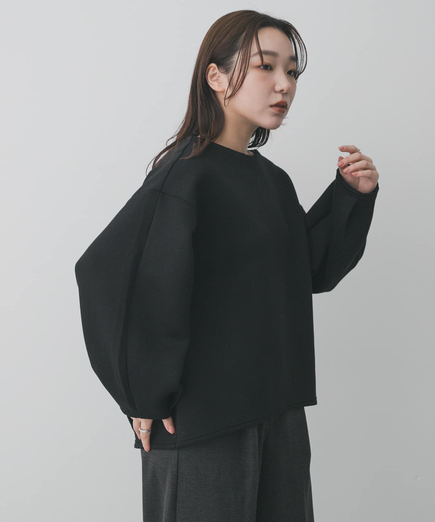 SENSE OF PLACE by URBAN RESEARCH「コクーンスリーブカットトップ」|Tシャツ・カットソー|