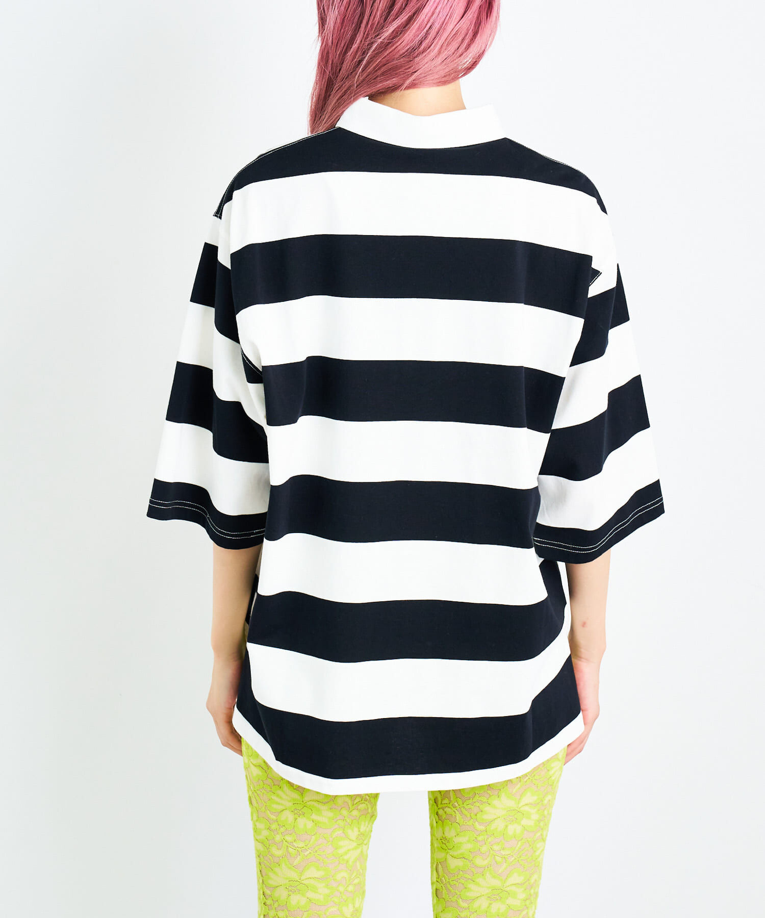 SENSE OF PLACE by URBAN RESEARCH「ANNA SUI NYC　マルチカラーラガーポロシャツ」|ポロシャツ|