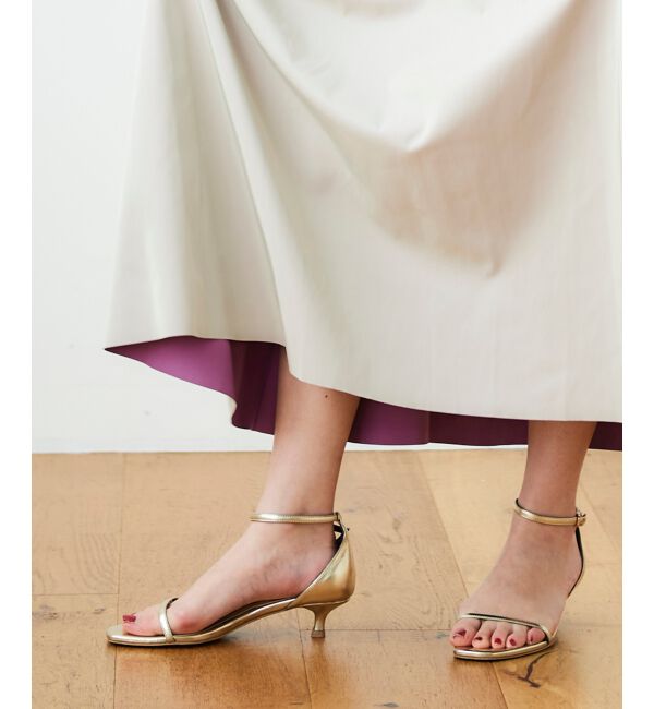  「リバーシブルタフタギャザースカート」|スカート|