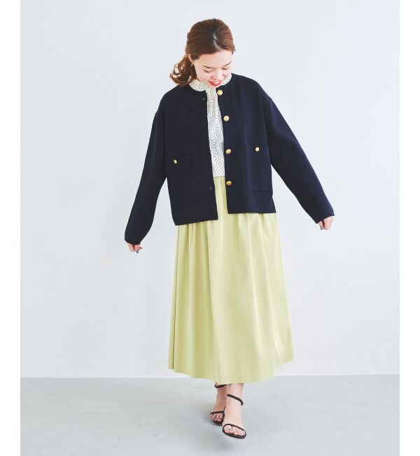  「リバーシブルタフタギャザースカート」|スカート|