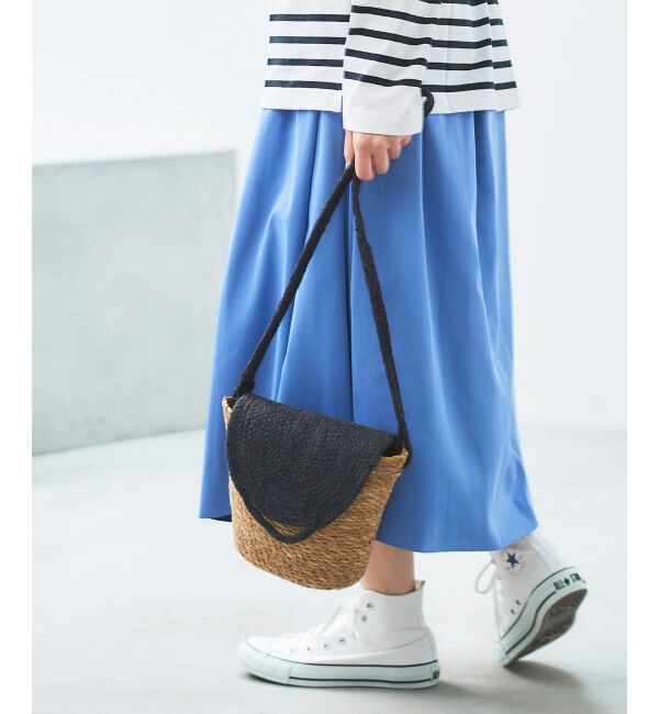  「リバーシブルタフタギャザースカート」|スカート|