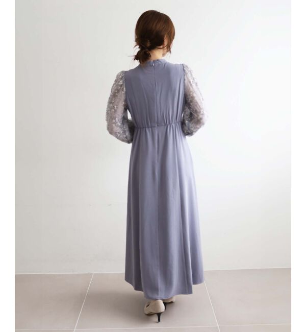 le.coeur blanc「スリーブエンブロイダリードレス」|ドレス|