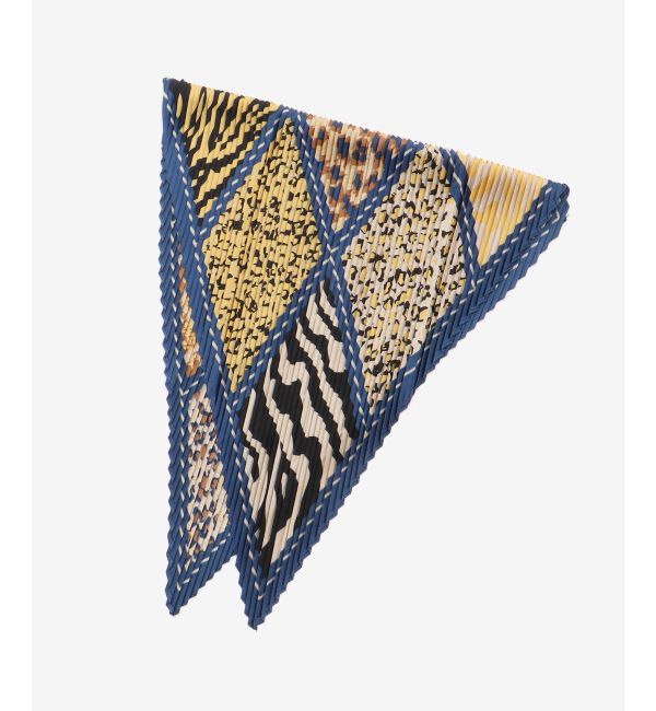  「《WEB限定アイテム》アニマルプリントプリーツスカーフ」|バンダナ・スカーフ|