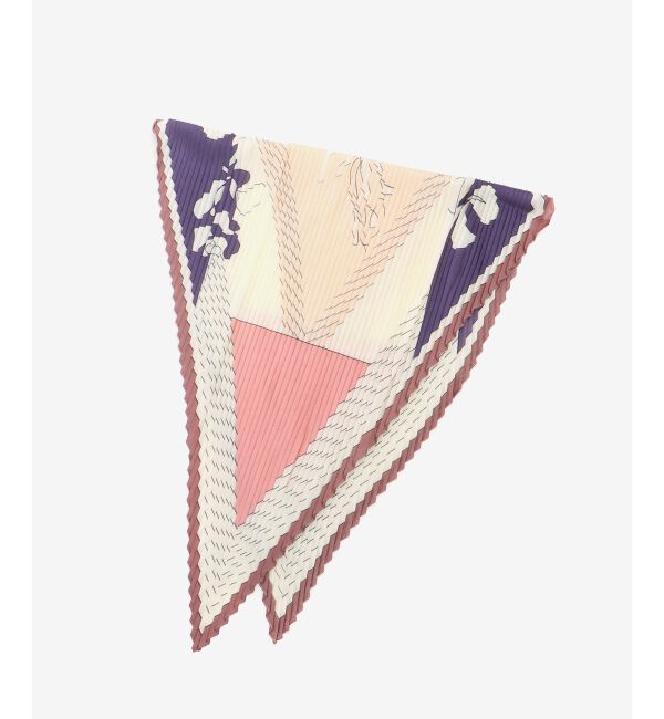  「《WEB限定アイテム》パネルフラワープリーツスカーフ」|バンダナ・スカーフ|