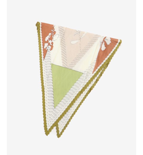  「《WEB限定アイテム》パネルフラワープリーツスカーフ」|バンダナ・スカーフ|