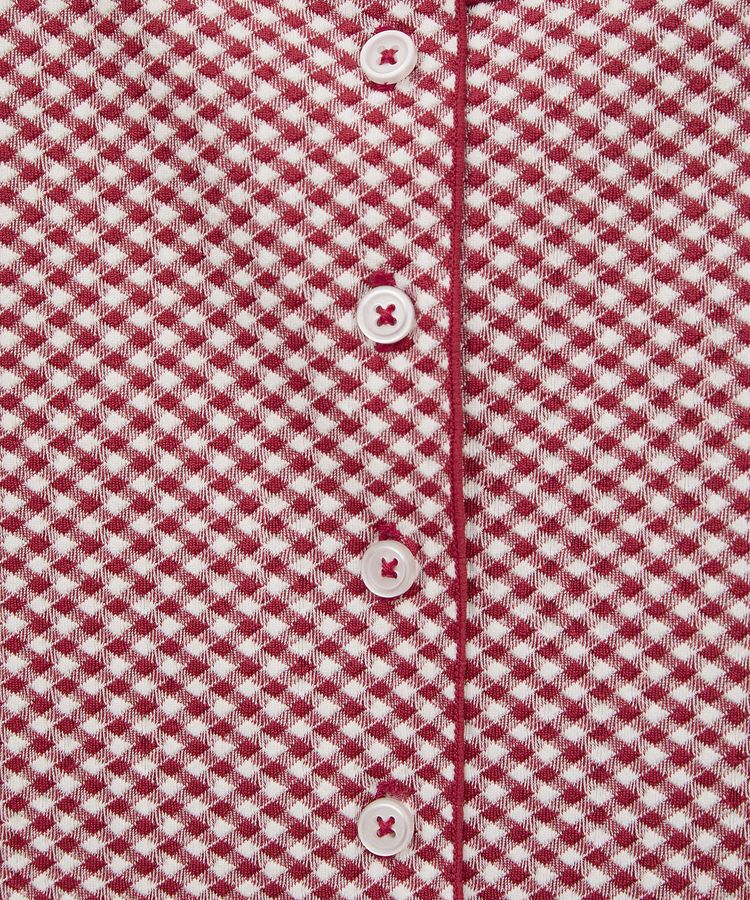 earth music&ecology「SET2点ギンガムメロ-カーデ＋リボンタンク」|カーディガン|