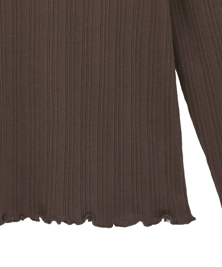 earth music&ecology「チェーンリブホルターネックプルオーバー」|Tシャツ・カットソー|