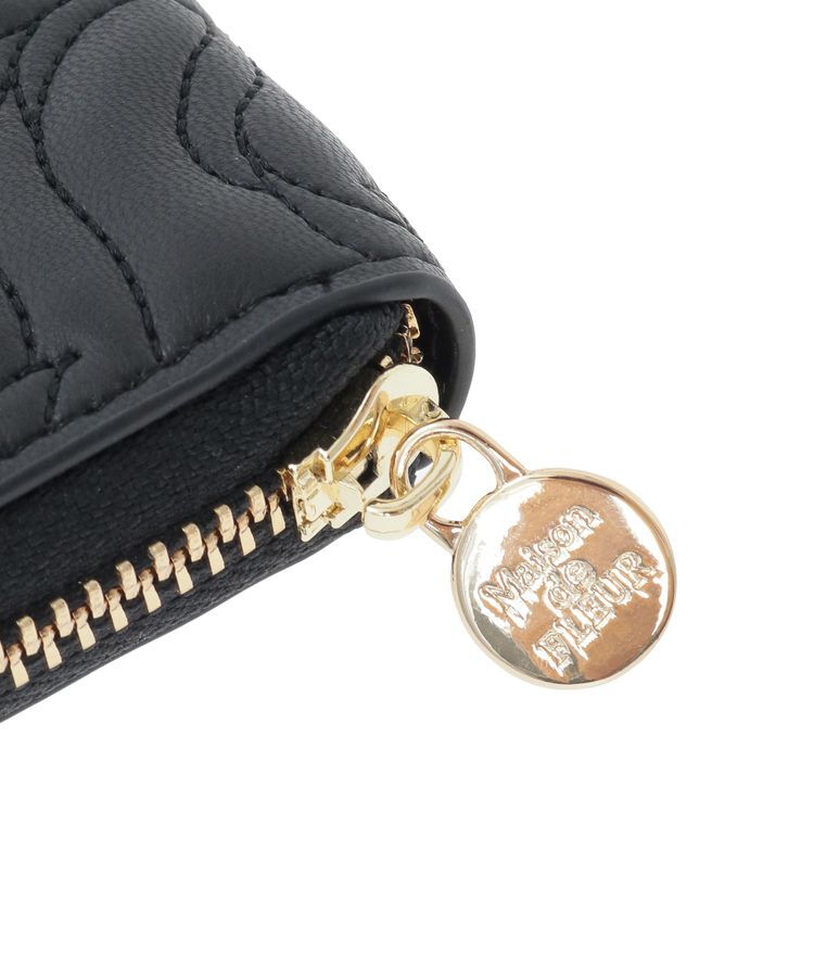 Maison de FLEUR「リボンキルティングフラグメントケース」|財布|