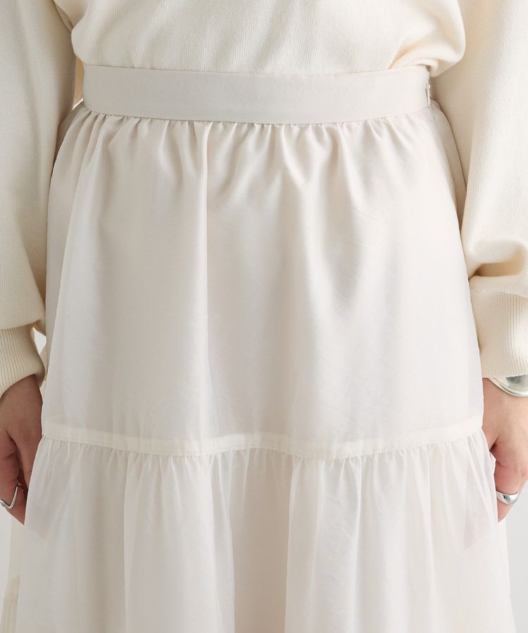AnriettMusee「エアリーティアードスカート」|スカート|