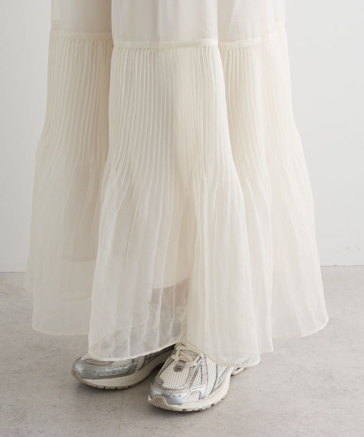 AnriettMusee「エアリーティアードスカート」|スカート|