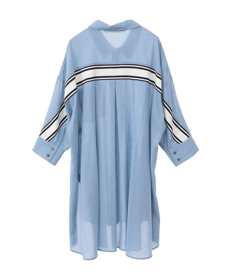 Editt by YECCA VECCA「リブMIXシアースリットオーバーシャツ」|シャツ・ブラウス|