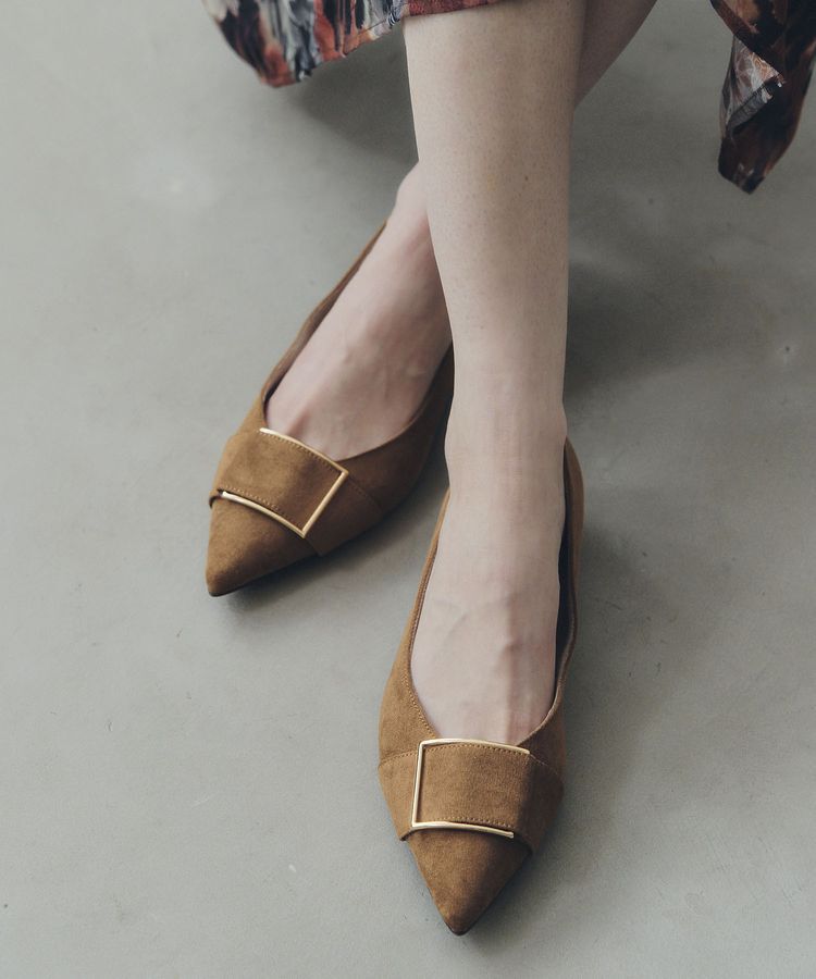 YECCA VECCA「バックルローヒールパンプス」|パンプス|
