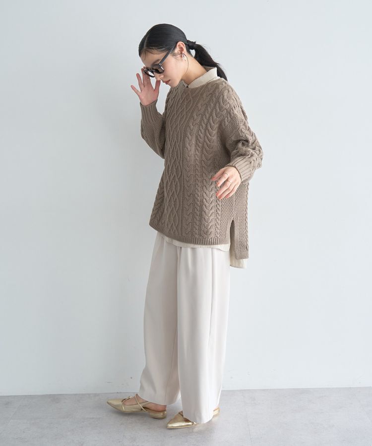 YECCA VECCA「ケーブルニット」|ニット・セーター|