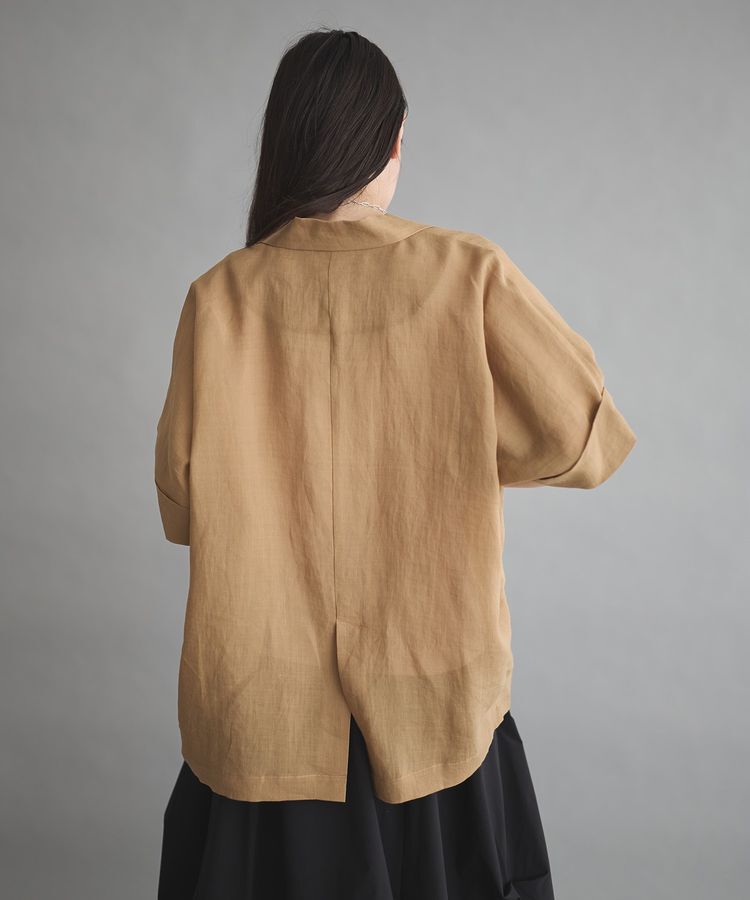 GARAGE OF GOOD CLOTHING「リネン半袖ジャケット」|テーラードジャケット|
