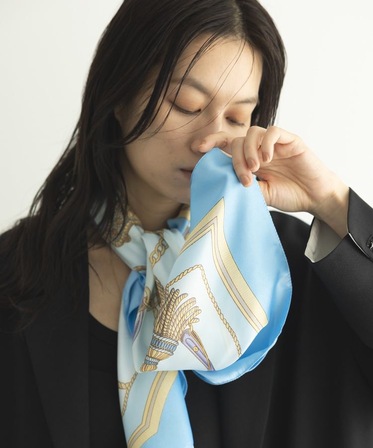 GARAGE OF GOOD CLOTHING「大判 チェーン柄スカーフ」|バンダナ・スカーフ|