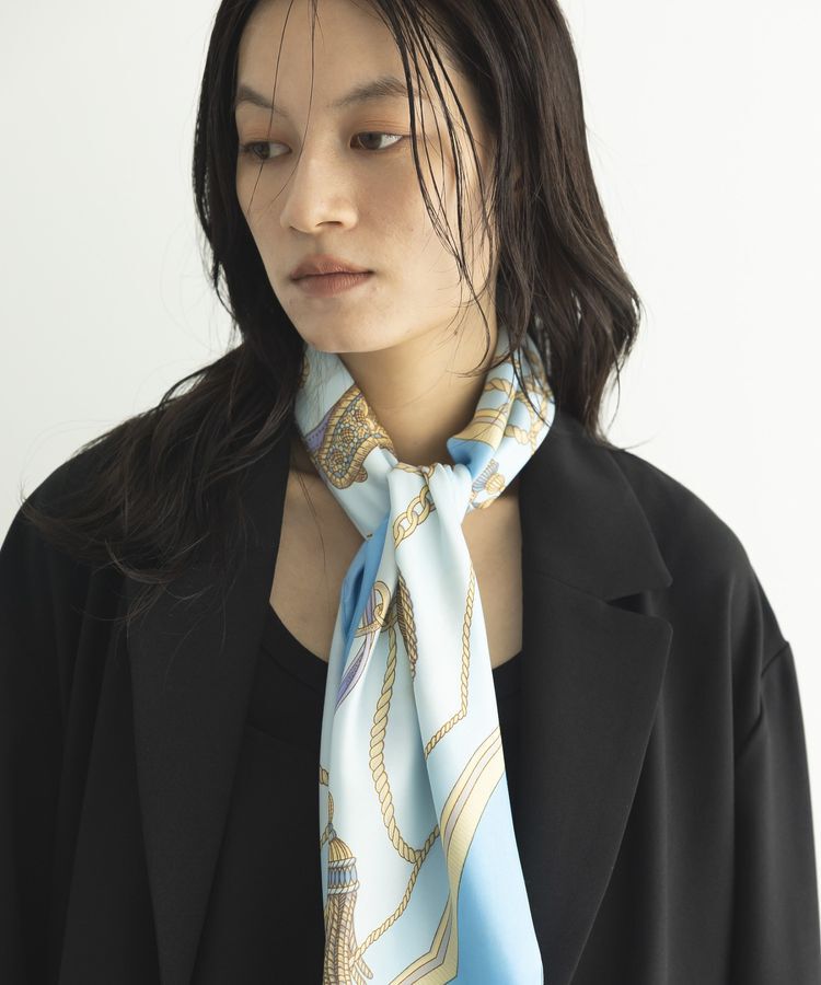 GARAGE OF GOOD CLOTHING「大判 チェーン柄スカーフ」|バンダナ・スカーフ|