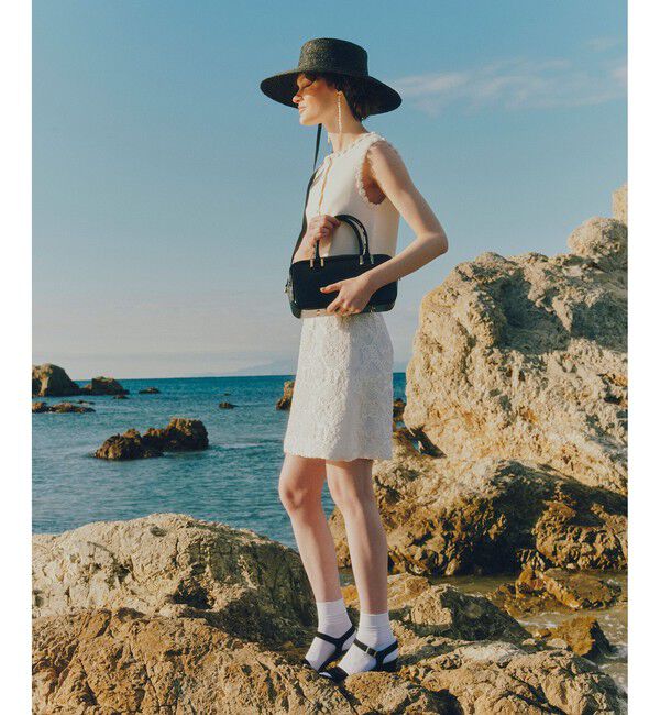 LOULOU WILLOUGHBY「【LOULOU WILLOUGHBY】コード刺繍ミニスカート」|スカート|