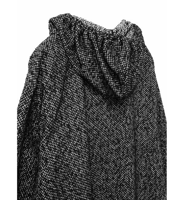 mizuiro ind「mizuiro ind ウールブレンドフードコート」|ミリタリー・モッズコート|