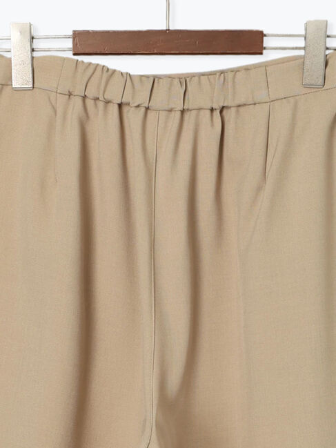 Te chichi「金釦麻調タックガウチョパンツ（セットアップ可）」|その他|