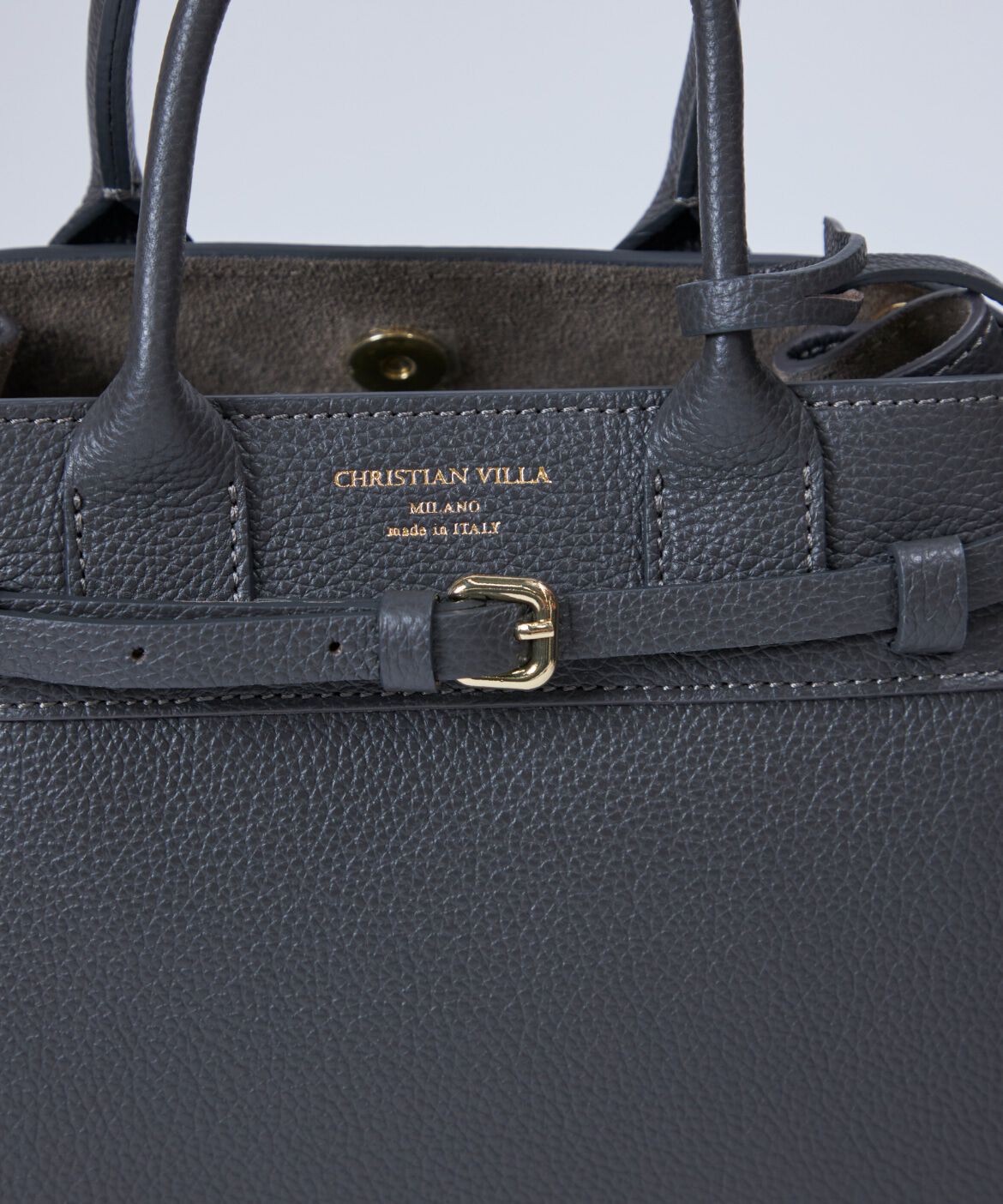 INED「《SUPERIOR CLOSET》ポーチ付きミニレザートートバッグ《CHRISTIAN VILLA》」|トートバッグ|