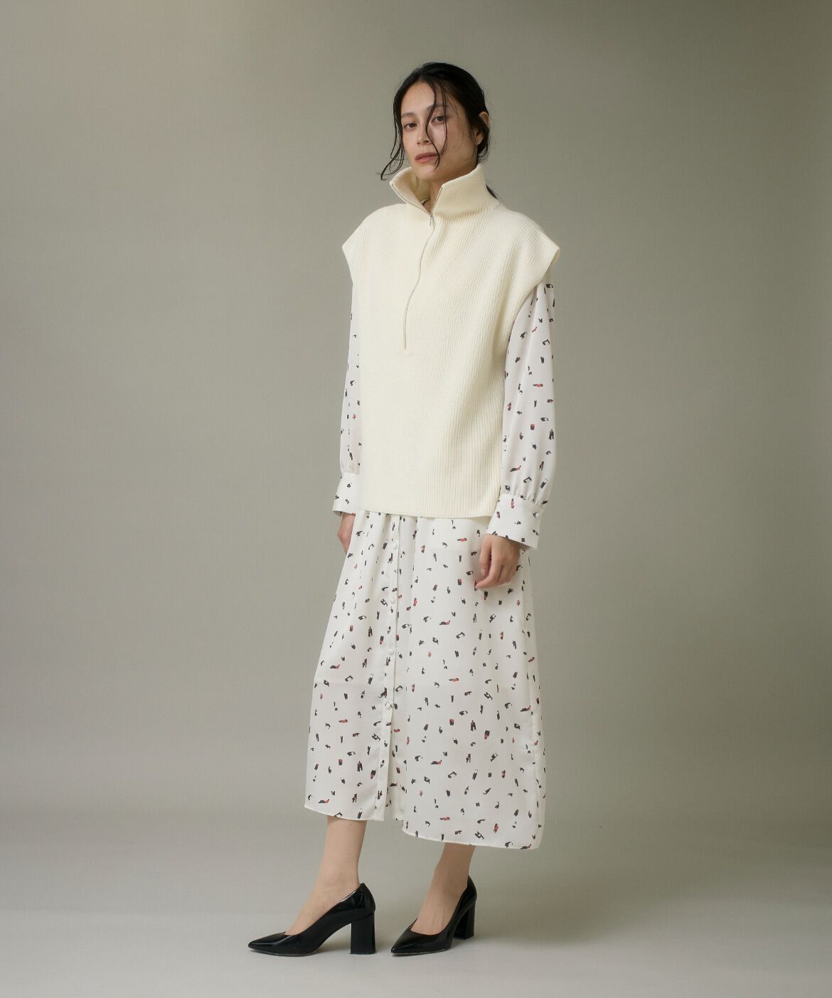 DAY by DAY it&rsquo;s international「ブラッシュドットプリントワンピース」|ワンピース|