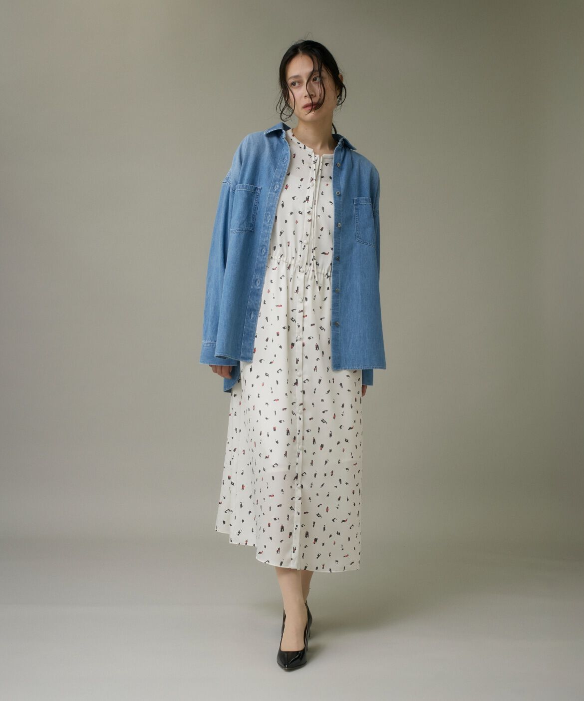 DAY by DAY it&rsquo;s international「ブラッシュドットプリントワンピース」|ワンピース|