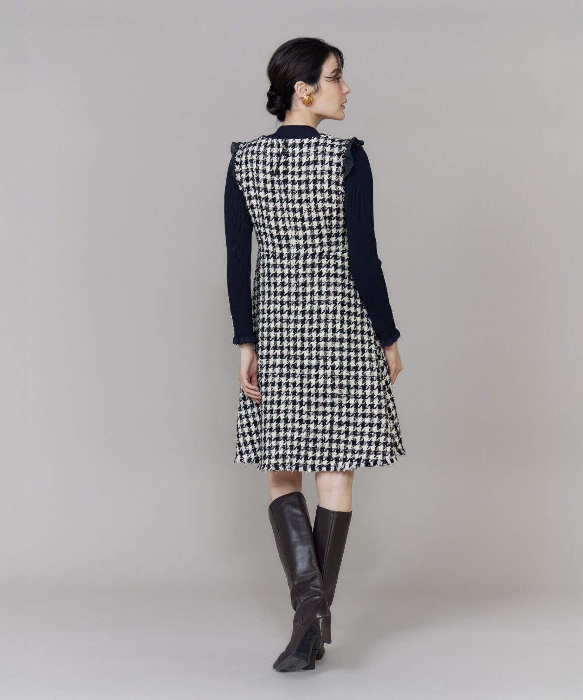 Maglie le cassetto「ハイネックリブプルオーバー」|ニット・セーター|