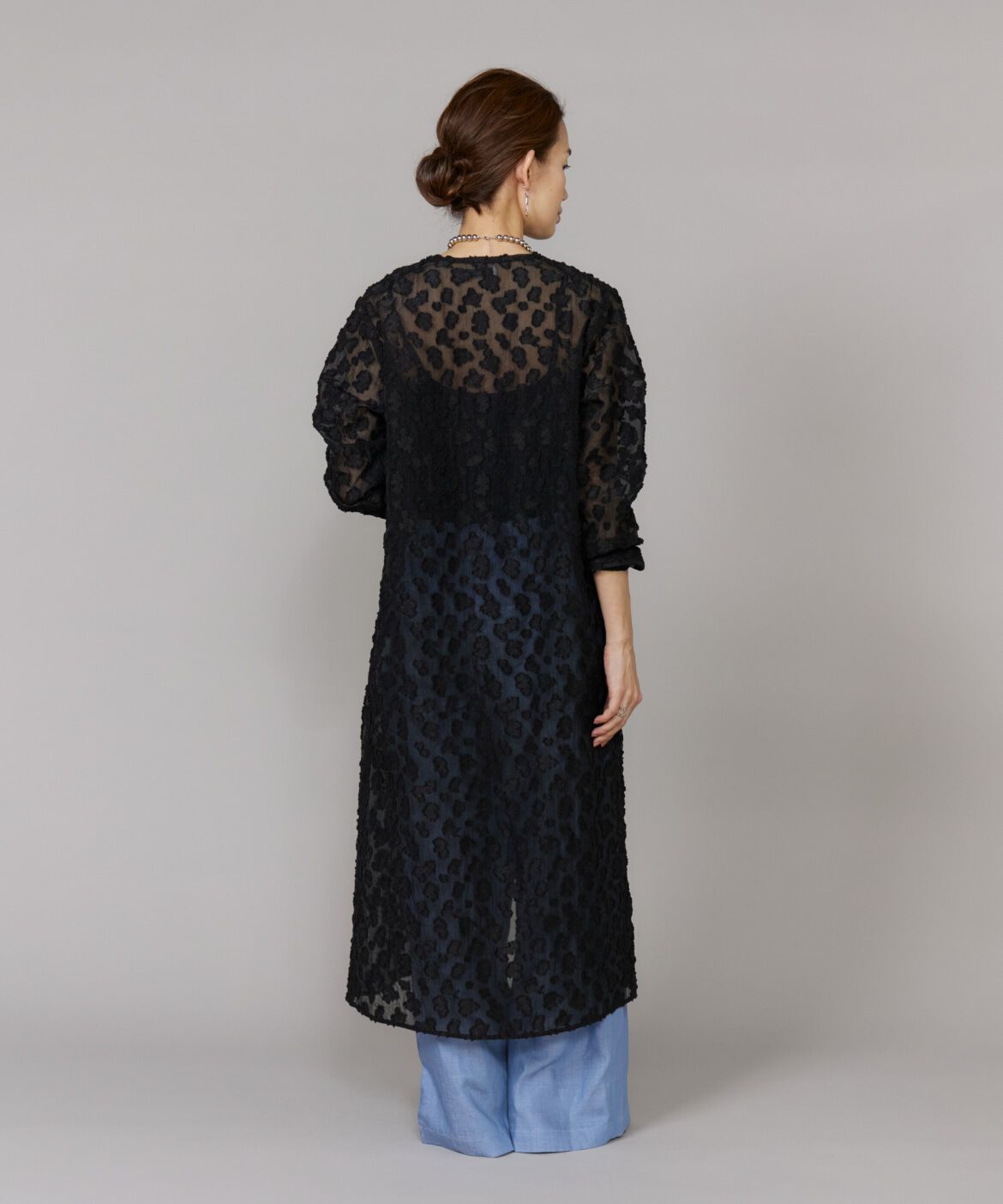 Le Souk「カットジャカードワンピース」|ワンピース|