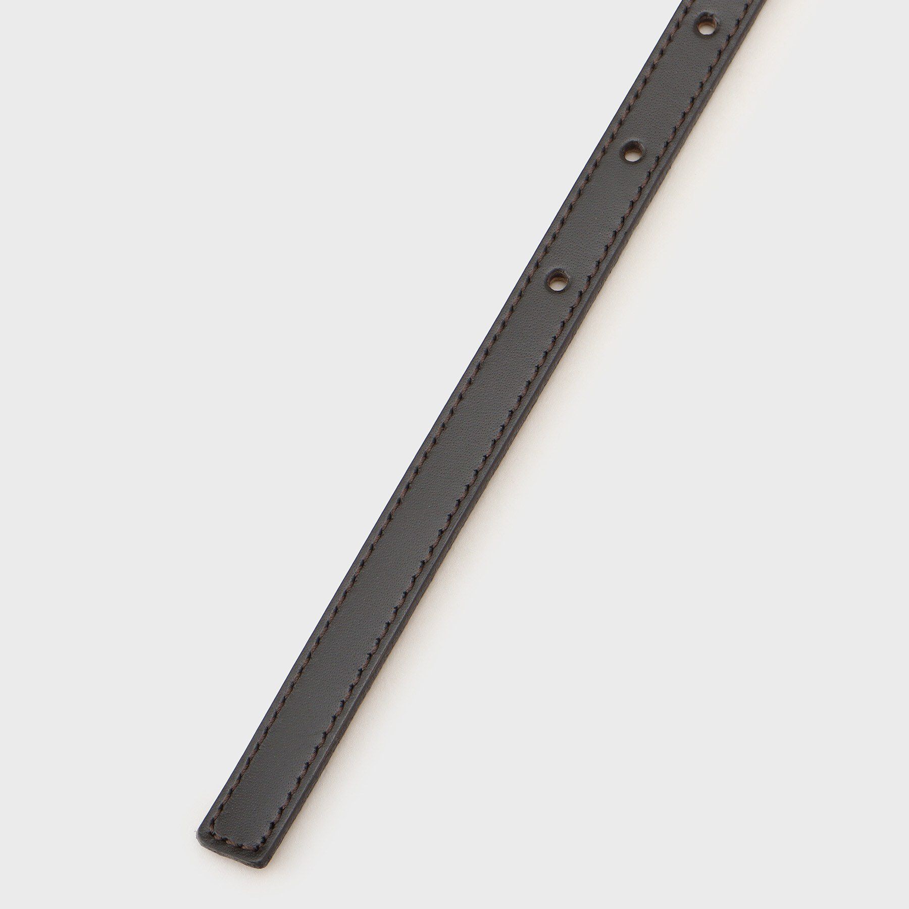 UNTITLED「【日本製／本革】スクエアバックルナローベルト」|ベルト|