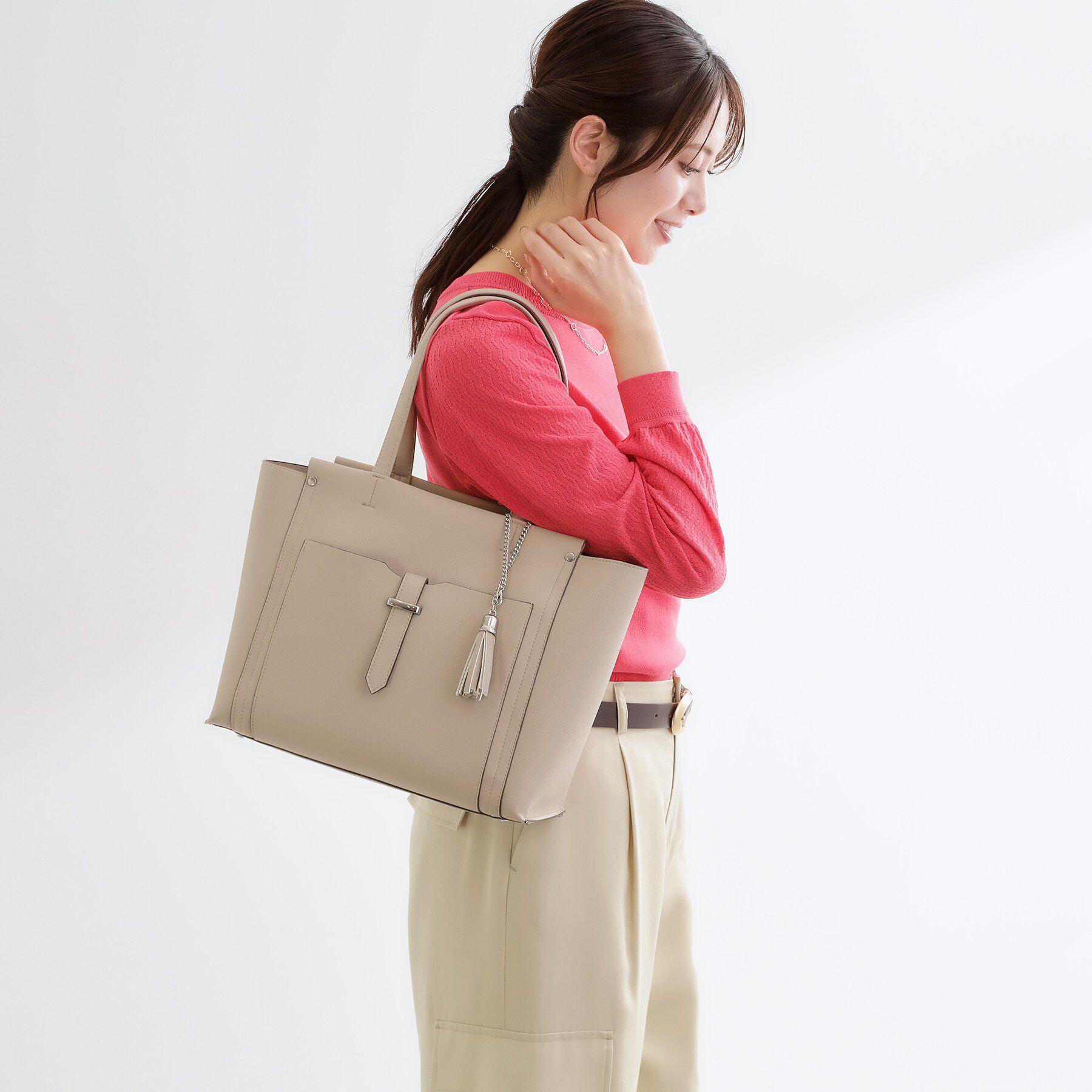 Reflect「【たっぷり収納！／通勤におすすめ】&rsquo;26春夏毎日バッグ」|トートバッグ|