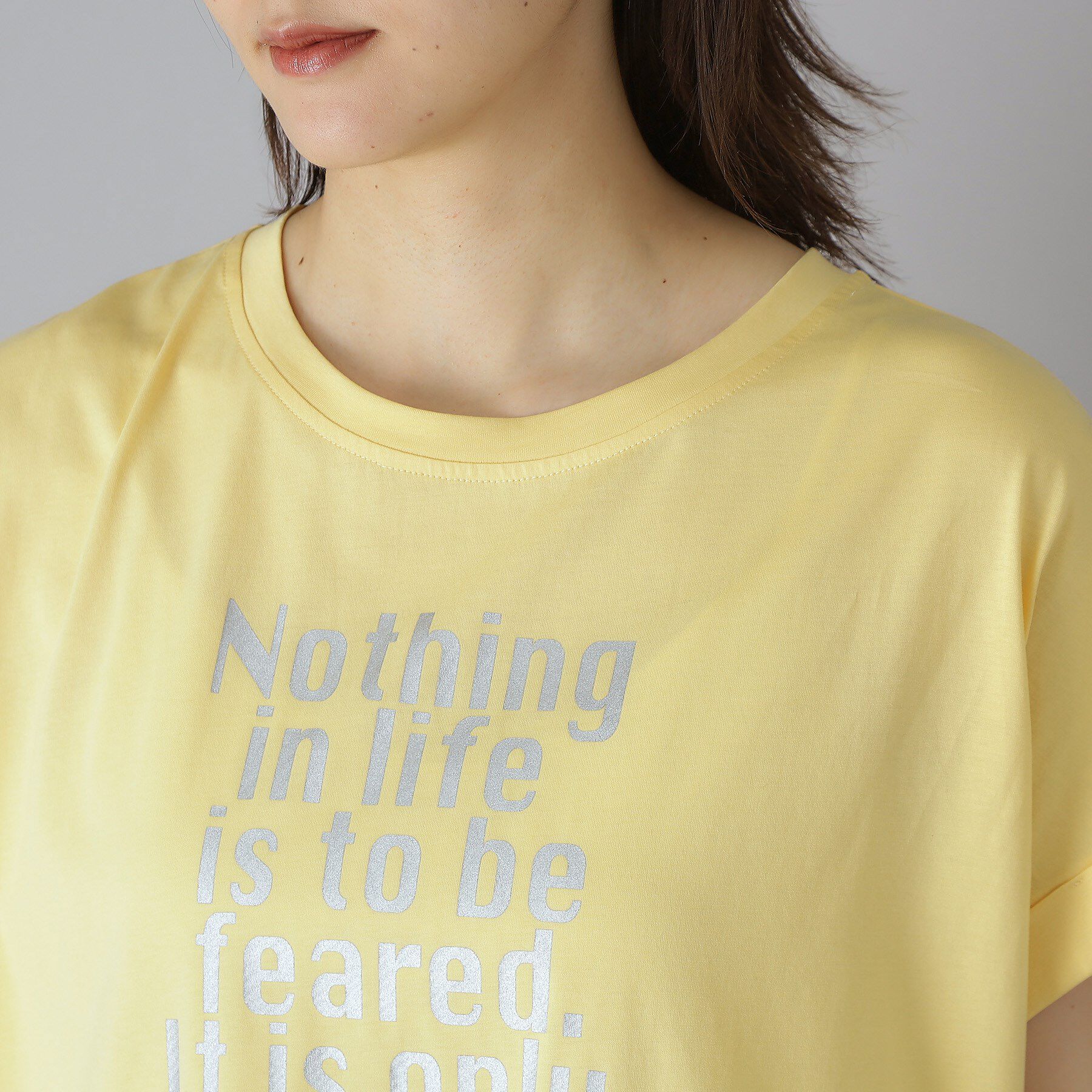 DRESSTERIOR「箔PTドルマンスリーブロゴTシャツ」|Tシャツ・カットソー|