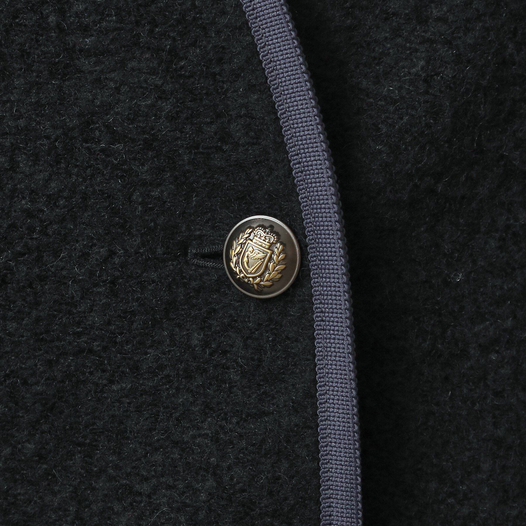 DRESSTERIOR「チロリアンニットジャケット」|ノーカラージャケット|