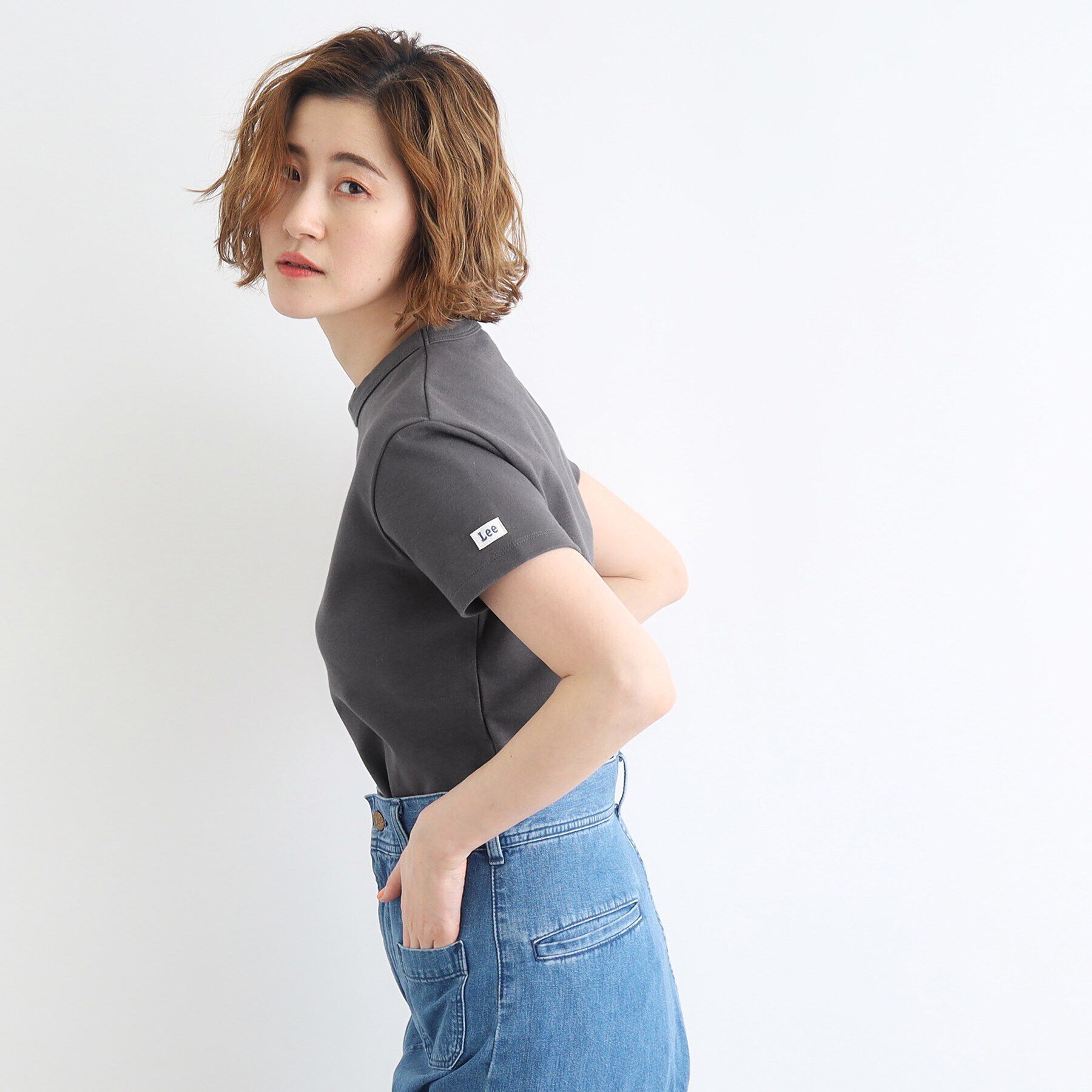 grove「＜Lee&times;grove（別注色あり）＞ COMPACT FIT LOGO T－SHIRT」|Tシャツ・カットソー|