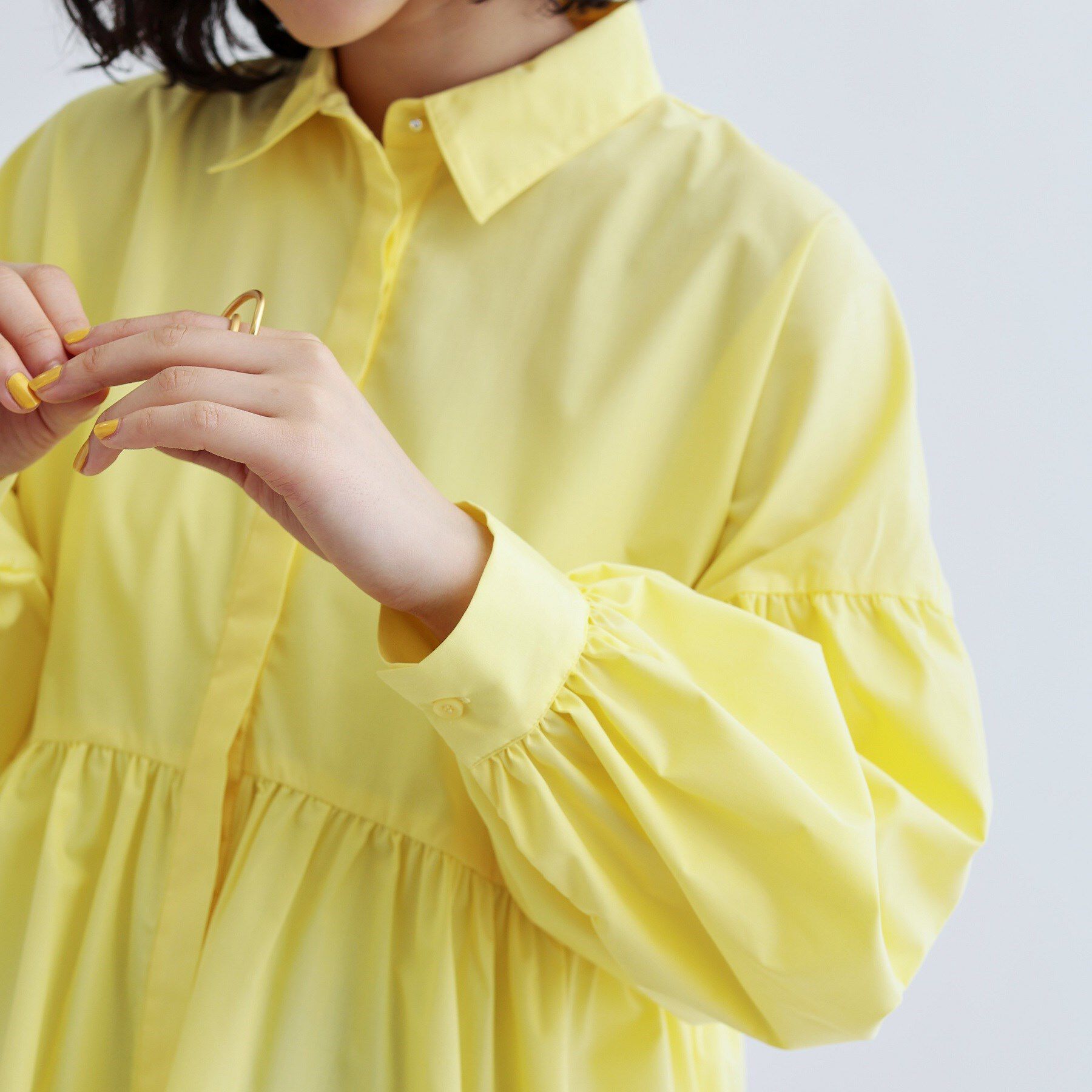 GALLEST「バルーンペプラムブラウス」|シャツ・ブラウス|