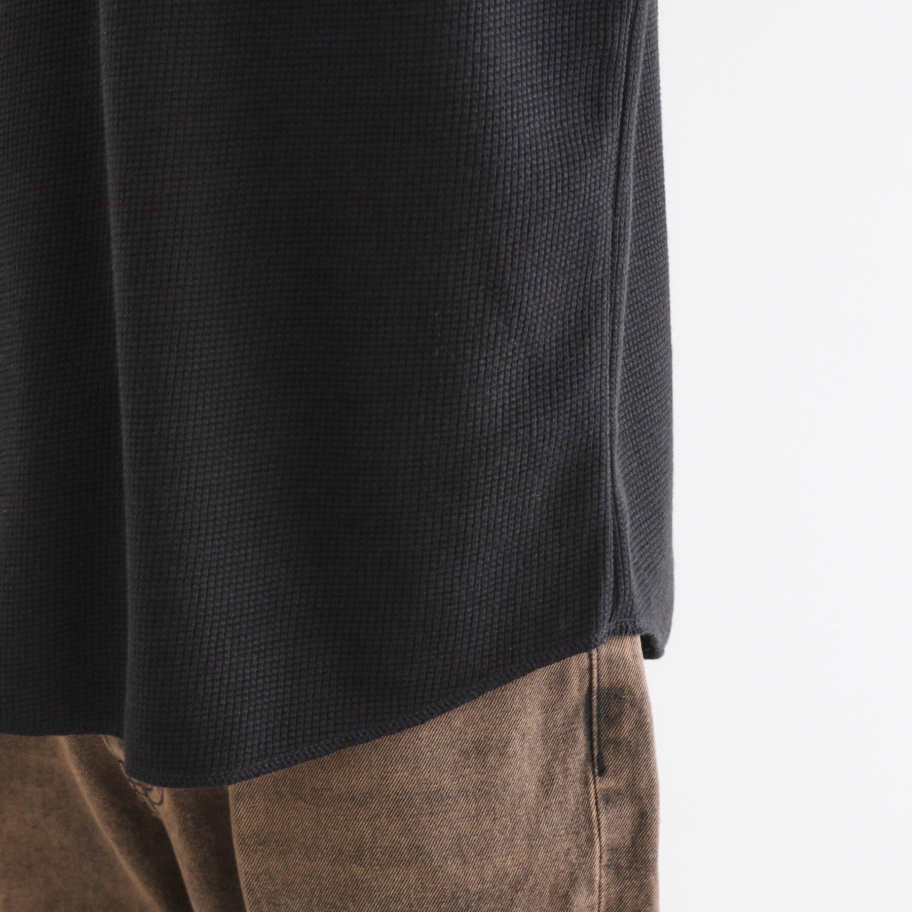 tk.TAKEO KIKUCHI「ワッフル＆スムースプレートヘンリーカットソー」|Tシャツ・カットソー|