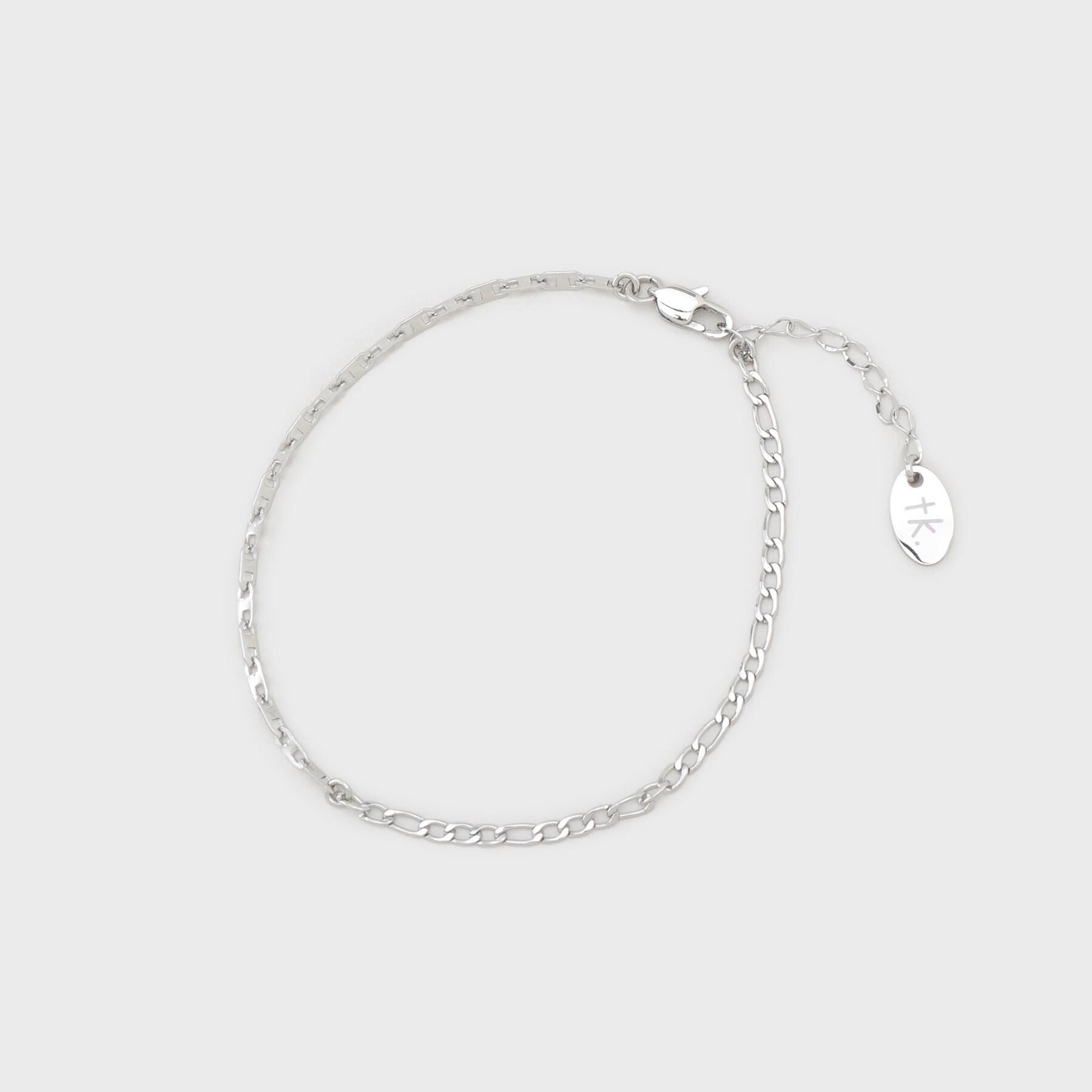 tk.TAKEO KIKUCHI「【ステンレス】ナローコンビブレスレット」|ブレスレット・バングル|シルバー(206)