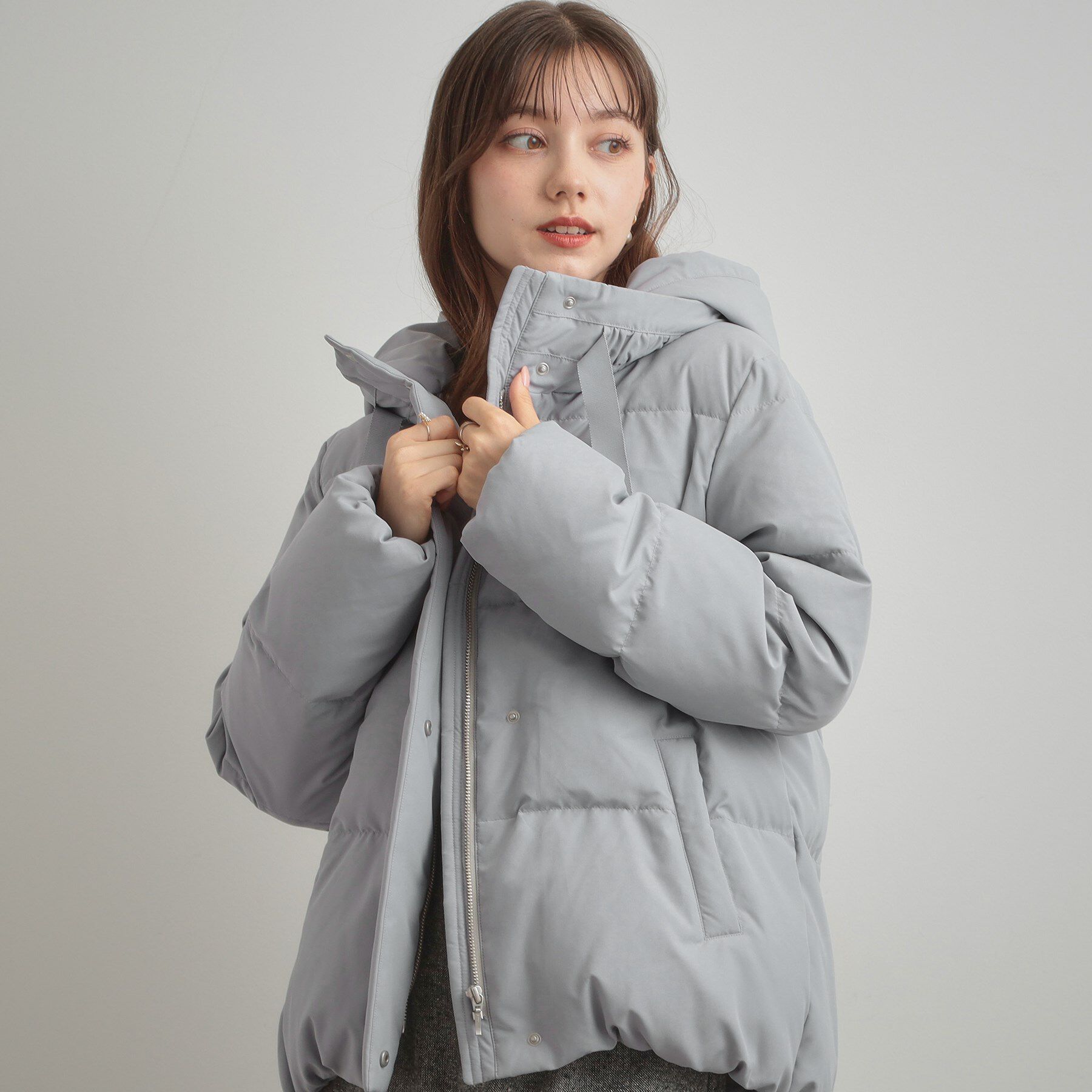 Couture broach「【冬の名品・撥水】愛されダウン」|ダウン|