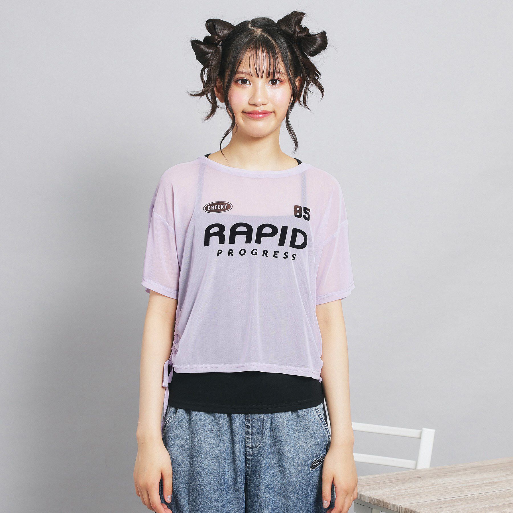 PINK-latte「◆【セットアイテム】シアードロストトップス＋キャミセット」|その他|