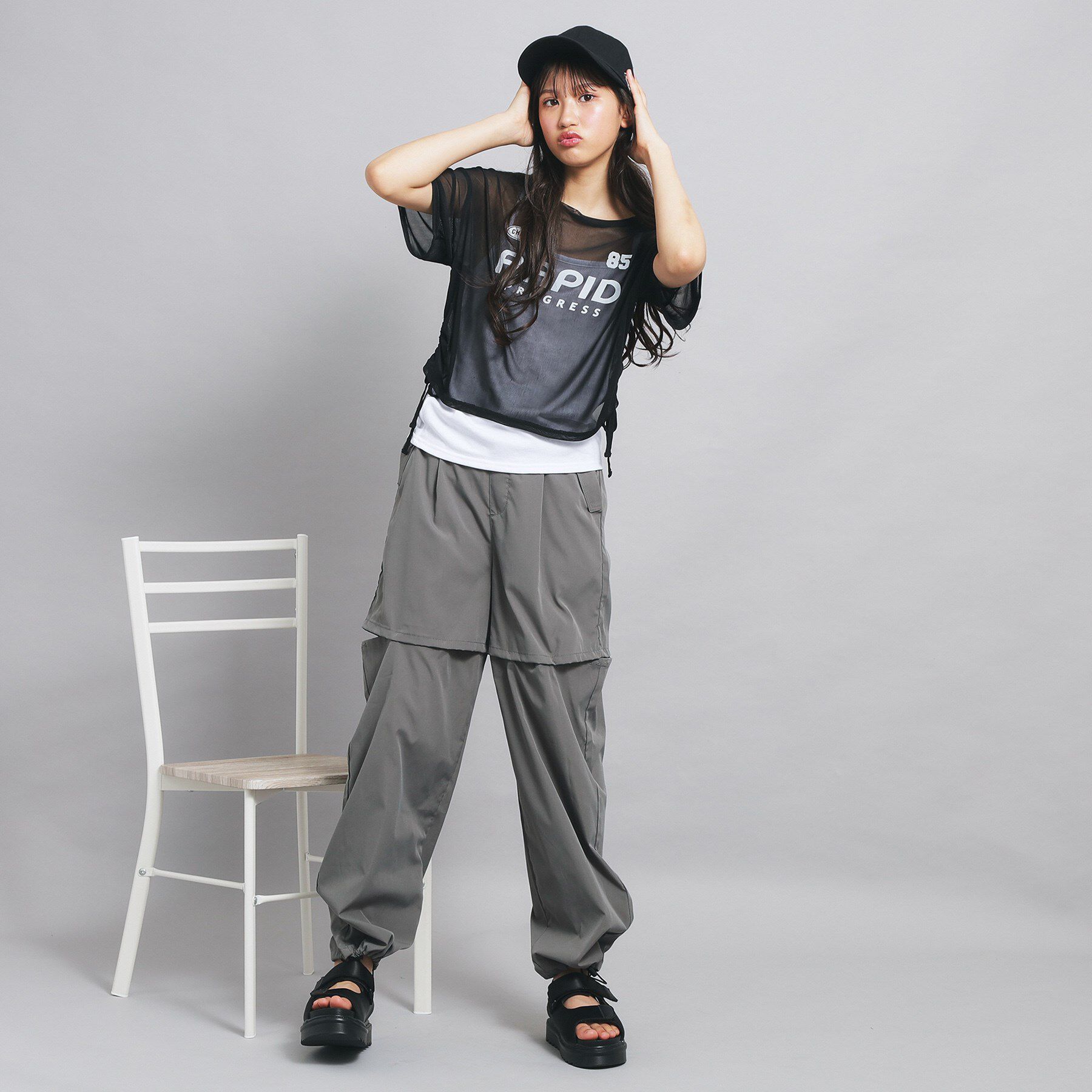 PINK-latte「◆【セットアイテム】シアードロストトップス＋キャミセット」|その他|